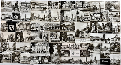 DDR Postkarten Lot 12 x WEIMAR Thüringen Ansichtskarte Mehrbildkarten ungelaufen