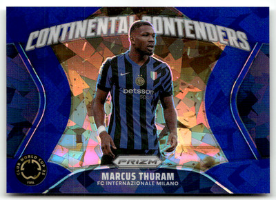 2025 Panini Prizm Club World Cup No. 10 Marcus Thuran Continental Blue Ice 1/99
