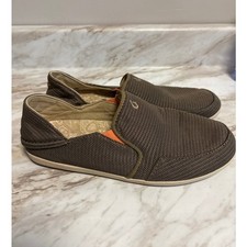 Olukai Waialua Mesh Brown Women s Size 7 Shoes Comfort Slip On Casual