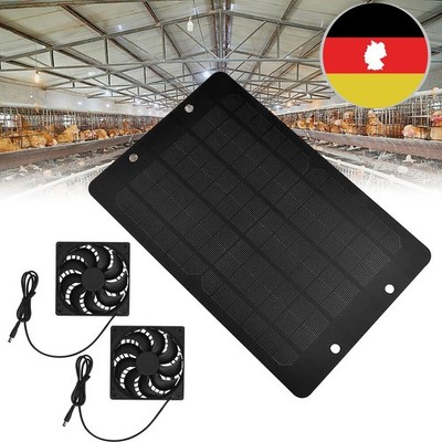 50w Solar Abführung Ventilator Belüftung Lüfter Solarpanel Abluftventilator