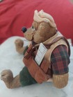 Russ Berrie Vintage Home Improvement Bear with Tools Plush, Ceramic Paws/Head — photo 3