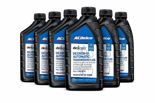 ACDelco Dexron VI Full Synthetic ATF 6 Quart Case Automatic Transmission Fluid