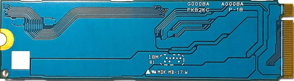 Kioxia 1024GB PCIe NVMe M.2 2280 KXG60ZNV1T02 SSD - Image 2 of 2