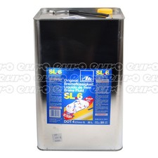 SL6 Brake Fluid 20L 20 Litre DOT 4 Dry Boiling 265C Wet 175C ATE 03.9901.6411.2 12.48 per litre