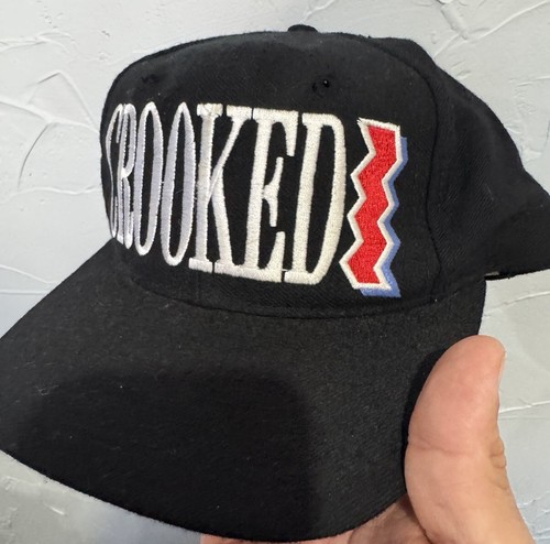 Vintage 90s RARE Crooked I St Ides Hip Hop SnapBack Hat - Bild 3 von 8