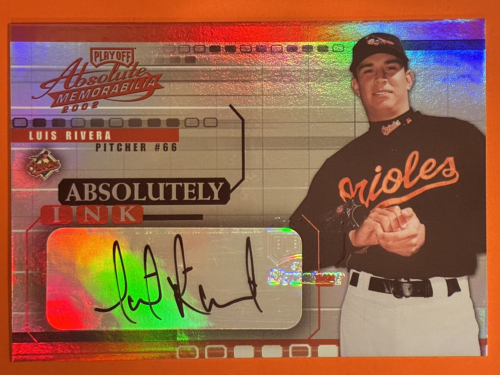 2002 Playoff Absolute Memorabilia - Absolutely Ink Luis Rivera Auto #AI-33 (AU)