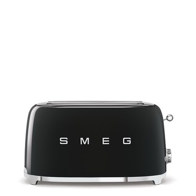 Smeg 4-Scheiben-Toaster (2 lange Schlitze) schwarz - BITTE BESCHREIBUNG LESEN