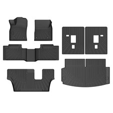 Durango Floor Mats and Cargo Liner w/backrest Mat Fit for Dodge Durango 7-Se...