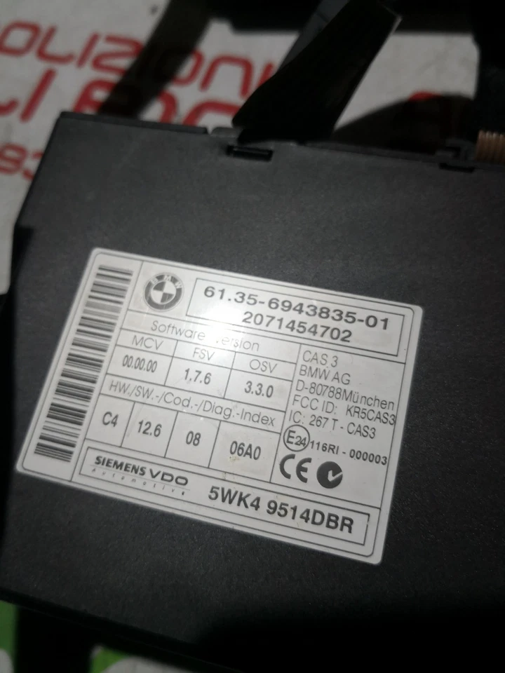 Kit Centralina Motore BMW 5 0281014436 DDE7806987 251125  - Immagine 4 di 4