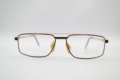Vintage OWP Design 8448 942 Gold Purple Green Oval Glasses Frame NOS