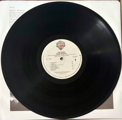 JIM HORN - NEON NIGHTS LP 33 RPM VINYL - EX. ZUSTAND (JAZZ) - Bild 2 von 6