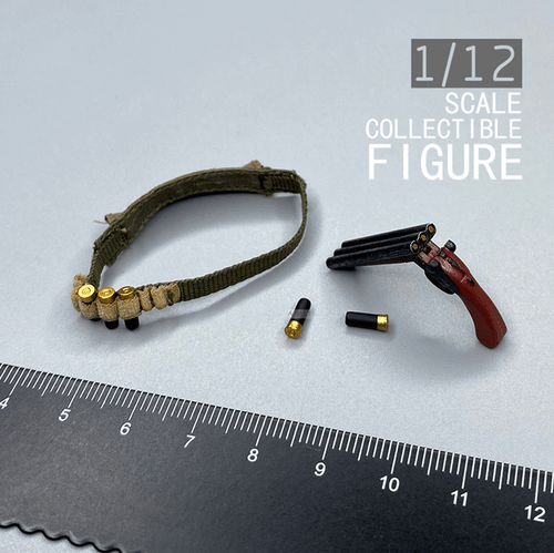 BROTOYS LR004 1/12 Female Two-barrelled Pistol Troll for 6'' R EVIL Alice