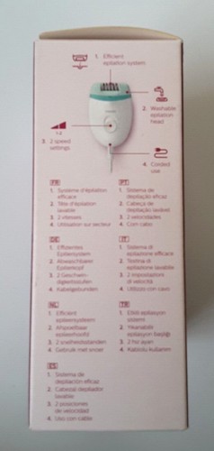 NEU Philips Satinelle BRE224/00 Essential Epilierer kabelgebunden kompakte Haarentfernung - Bild 6 von 11