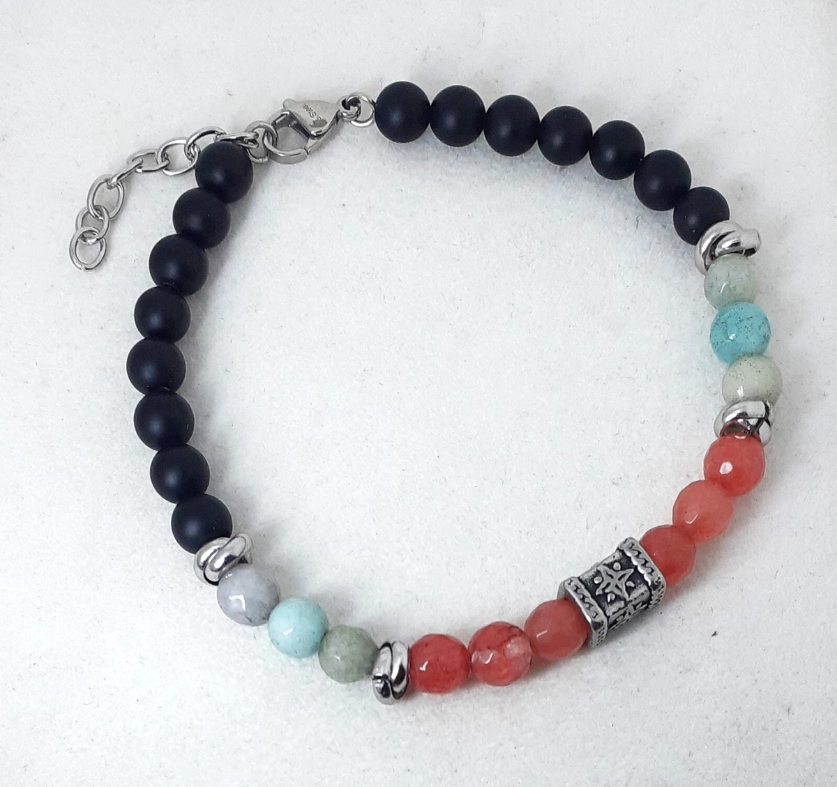 Braccialetti Con Pietre Preziose Naturali, Braccialetti Con Perline Di Cristallo Curativo, Braccialetti Elastici Con Cristalli, Cavigliere, Gioielli Di Moda Per Regali Da Donna - Italia - Foto 7