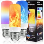 E14/E27/B22 LED Flame Effect Light Bulbs Flickering Fire Lamp Outdoor Indoor UK