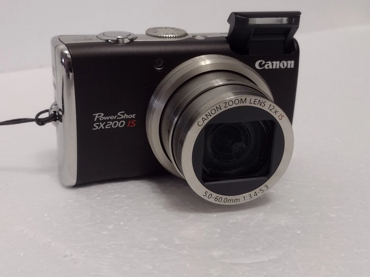 Canon PowerShot SX200 IS 12MP 12x ZOOM Digital Camera (Bundle) | eBay