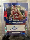 2024 Panini Prizm Draft KEISEI TOMINAGA Penmanship Blue Ice Autograph 75/75