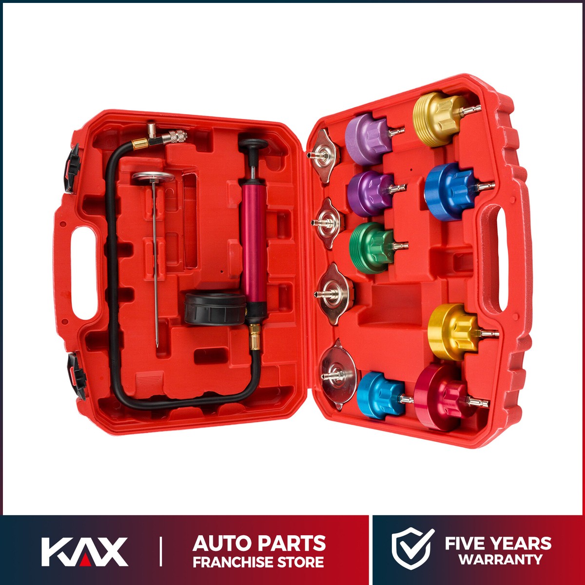 Universal Cooling System Radiator Pressure Tester Leak Detector - Foto 8