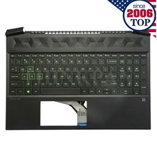 New HP Pavilion 15-EC 15Z-EC Palmrest Upper Case Backlit Keyboard L72598-001 US