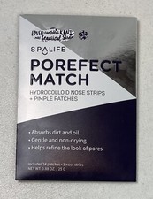 Acne Pimple Patches  Nose Strips Porefect Match Spa Life Words Design 22A