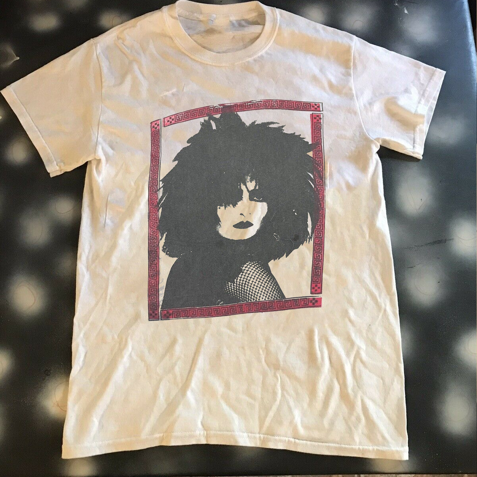 Vintage 80s Siouxsie And The Banshees Mosquito head WHTE T shirt  SG299