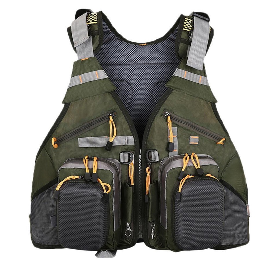 Breathable Fly Fishing Backpack Vest Combo Chest Pack Tackle Gear