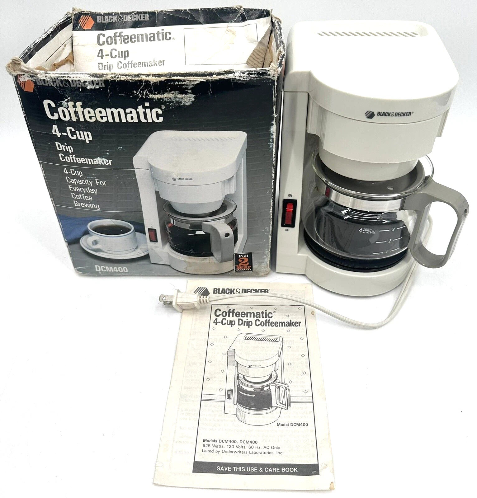 Black & Decker 4 Cup Drip Coffeemaker DCM400