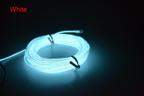 LED Light Glow Neon EL Wire Flexible String Strip Rope Tube + Controller RML0017 - Picture 12 of 18