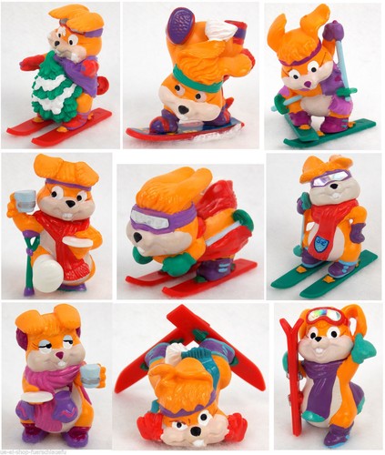 KINDER FERRERO SORPRESINE SERIE COMPLETA HAPPY RABBITS SKI BUNNIES + CARTINA (D) - Imagen 11 de 12