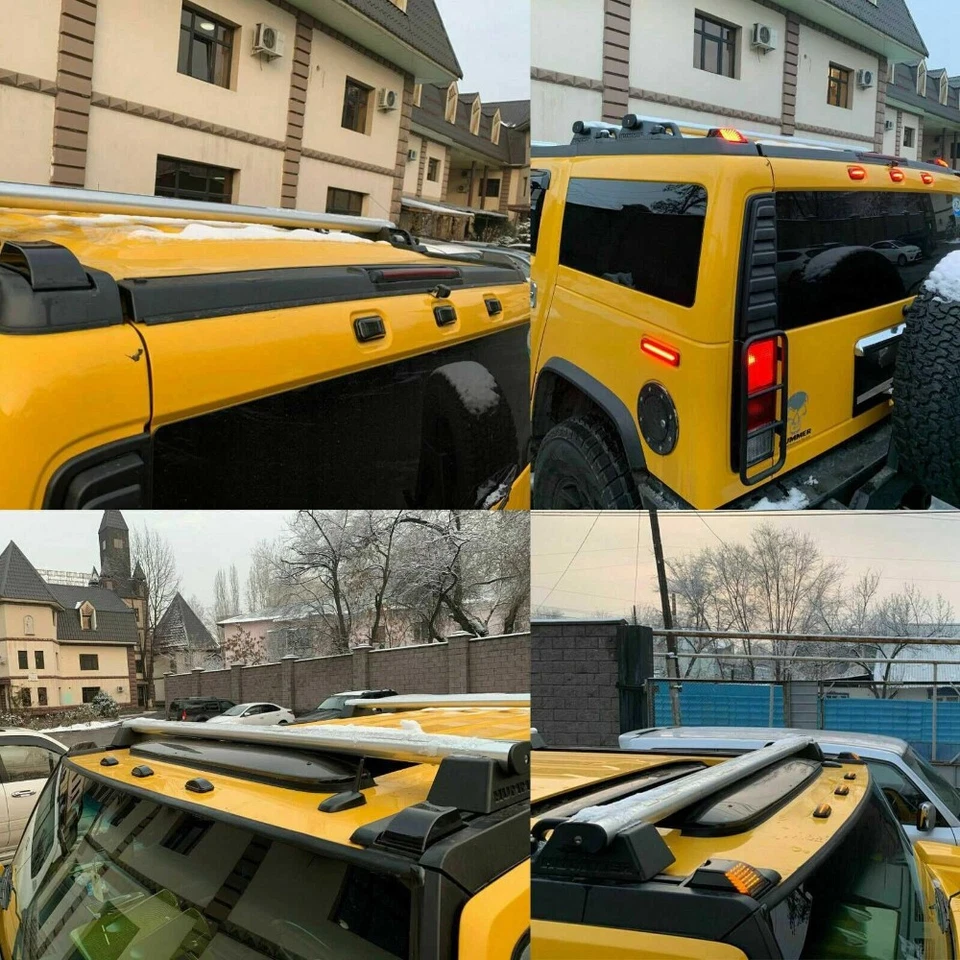 14x Para Hummer H2 2003-2009 LED Cabina Techo Lateral Luz Delantera Trasera Ahumada EE. UU. Foto 4 de 4