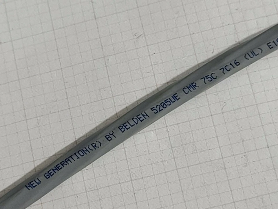 Belden 5205UE 16/7C Commercial Audio/Security Cable CMR Riser Gray /50ft - Image 2 of 4