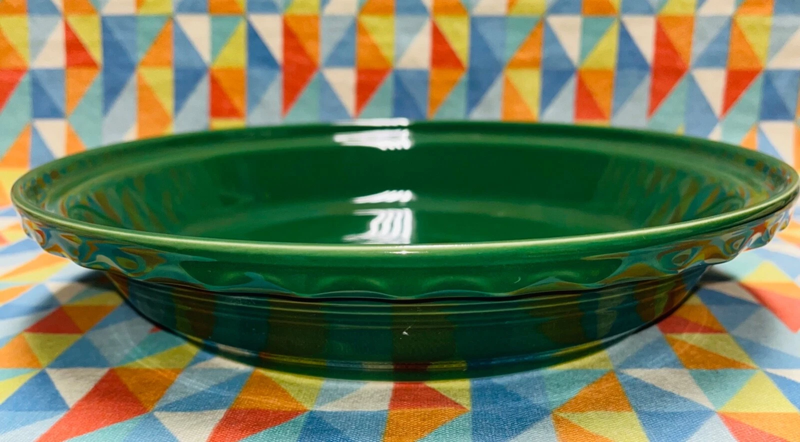 Fiesta Deep Dish Pie Baker Plate JADE green NEW Fiestaware SHIPS FREE