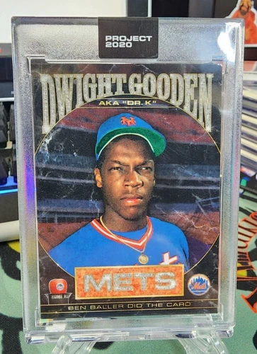 Dwight "Doc" Gooden 2020 Topps Project 2020 #86 Encased Artist Ben Baller Mets