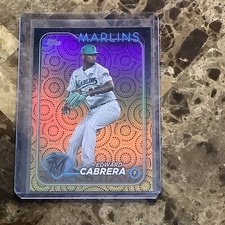 2024 Topps Edward Cabrera #465 Holiday Foil B-19