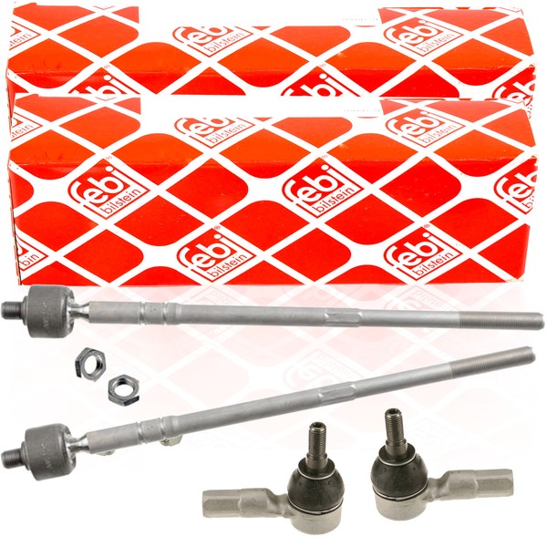 2X Febi Bilstein 36691 Spurstange + SpurstangenköPfe FüR Citroen DS5 Peugeot RCZ-image