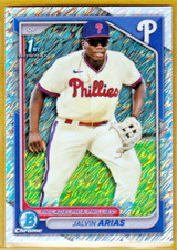 2024 Bowman Chrome Prospects Shimmer Refractors #BCP226 Jalvin Arias