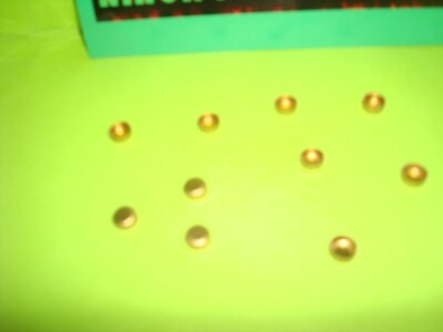 Walker Holley 4150 Throttle Shaft Cup Plugs – 10-Pack, 3/8" OD, .383" Diameter, USA Made