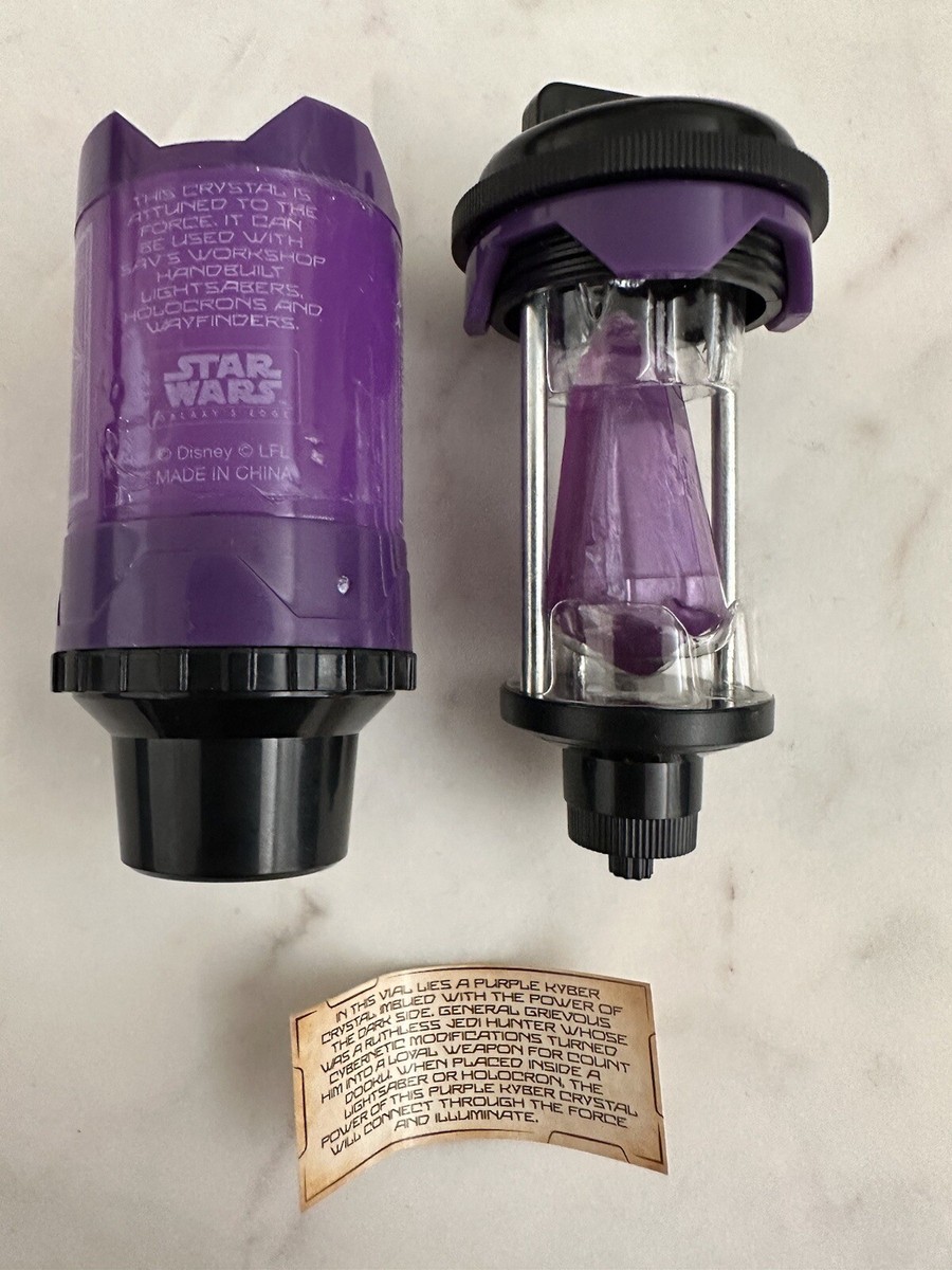 🔥Star Wars Galaxy's Edge - GENERAL GRIEVOUS - Purple Kyber