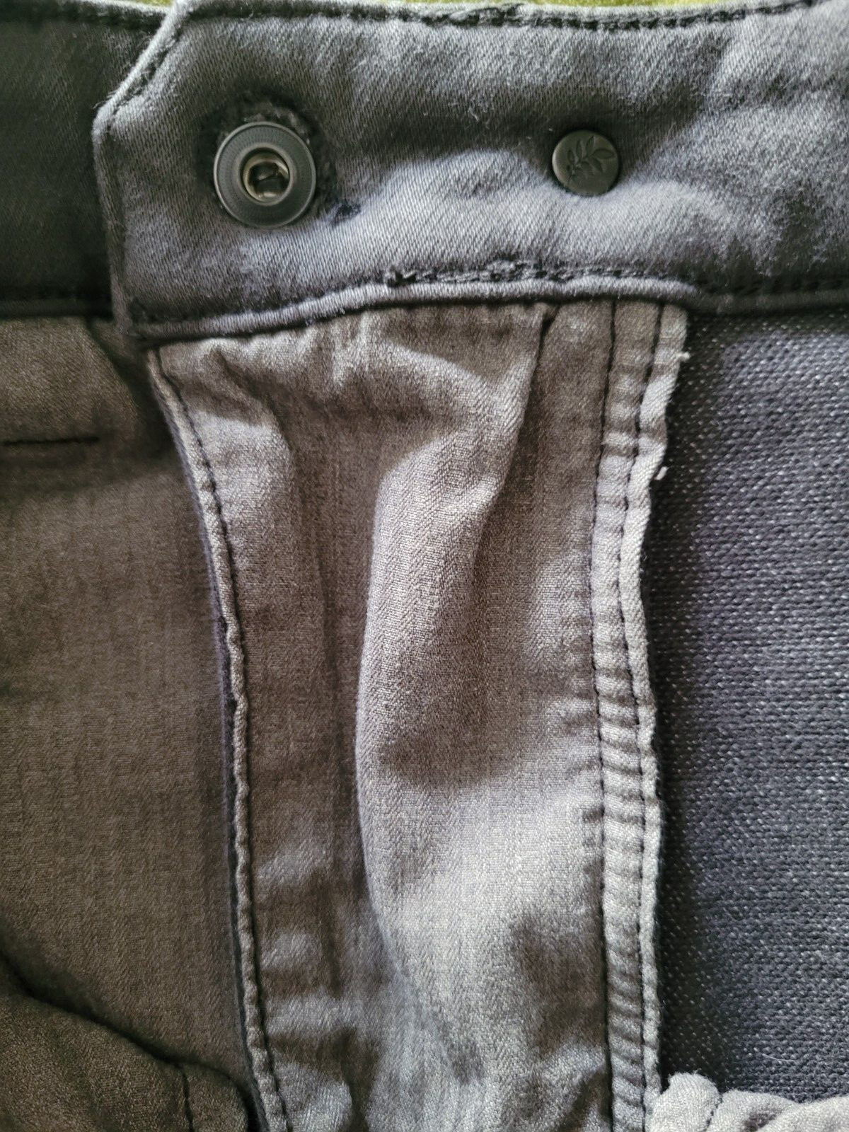 Rag & Bones Barely Black Basic Chino Pants Size 33 - image 14