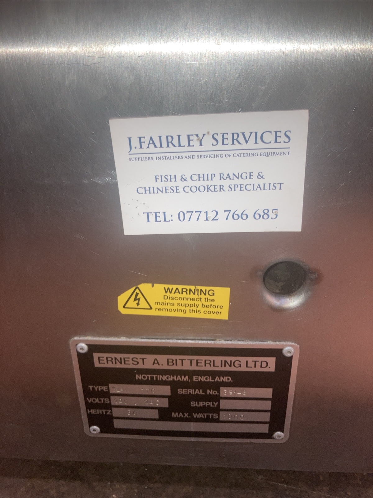 bitterling oil filter machine. eBay