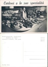 ANCONA TORRETTE PUBBLICITARIA RISTORANTE CARLONI E LE SUE SPECIALITA' -RIF.60996