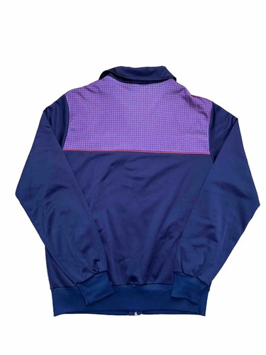 VTG 1980's Nike Blue Tag Track Jacket Grid Made In UK OG Rare Coat Full Zip 80s - Picture 7 of 9