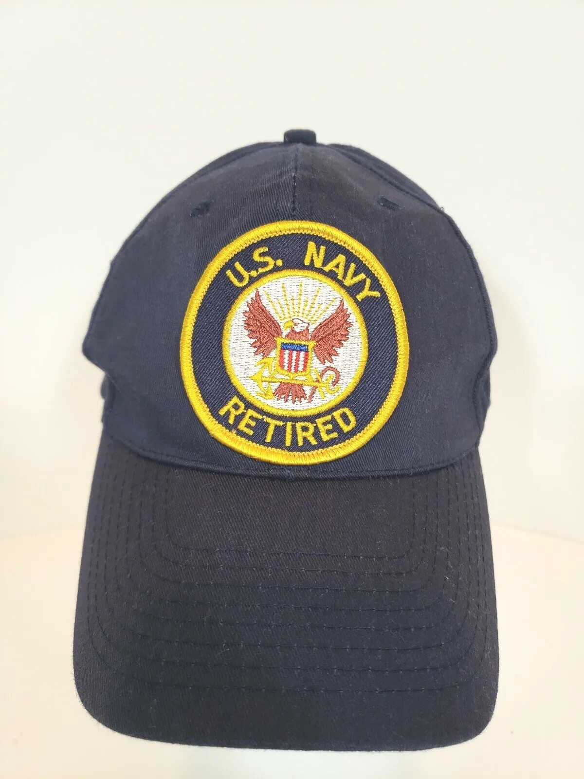 U.S. Navy Retired Baseball Truckers Snap Back Hat Adjustable