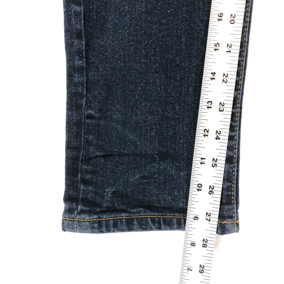 Pantalones de mezclilla rectos clásicos de Lucky Brand para jóvenes talla 14 - cintura ajustable lavado oscuro Foto 4 de 4