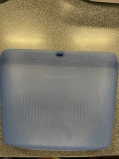 Tupperware Large Blue Ultimate Silicone Bag freezer Oven, Microwave Safe NEW