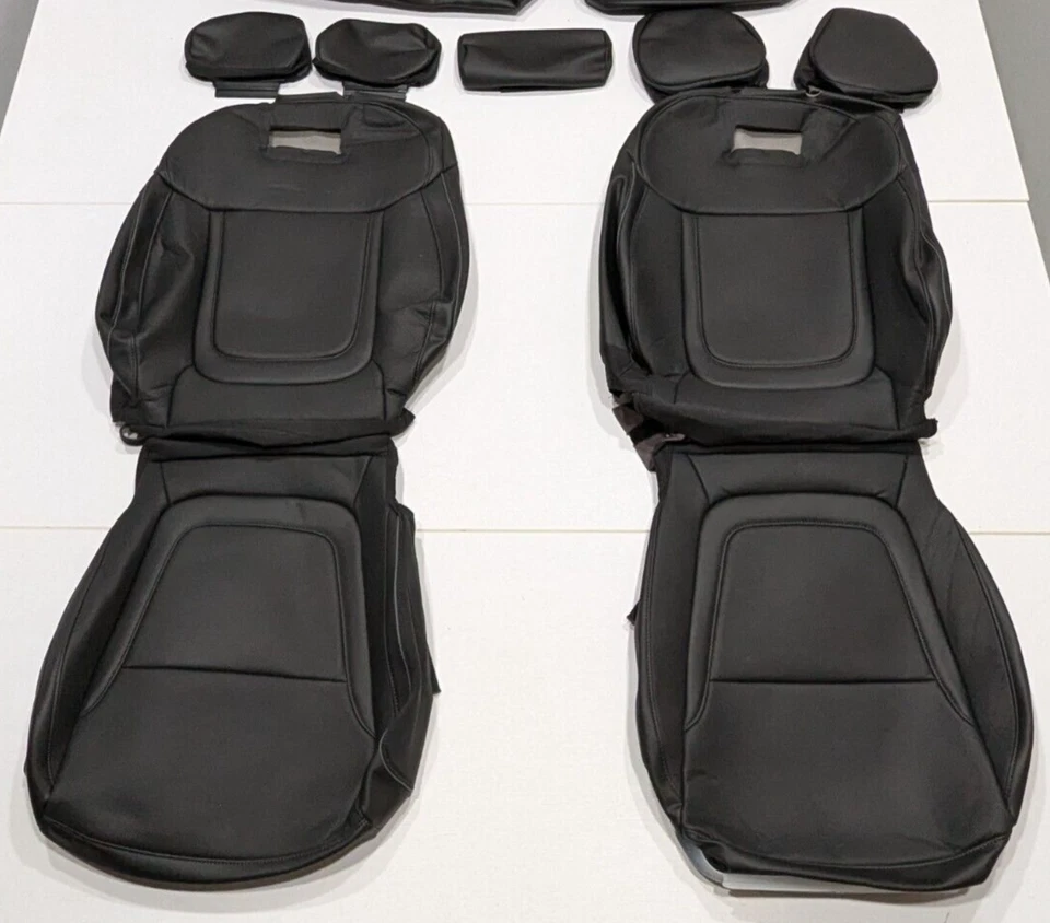 Fundas de asiento de despegue de fábrica para Hyundai Santa Cruz SEL 2024 cuero T45 Foto 2 de 4