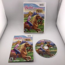 Barbie Horse Adventures Riding Camp Nintendo Wii Game Complete 2008