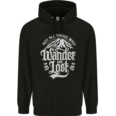 Not All Those Who Wander Are Lost Trekking Herren 80% Baumwolle Hoodie