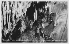 Mercer's New Calaveras  California Cave Siamese Twins & Diamond Cascade  -  A39