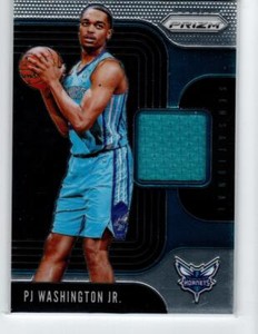 2019-20 Panini Prizm Sensational Swatches #11 PJ Washington Jr.